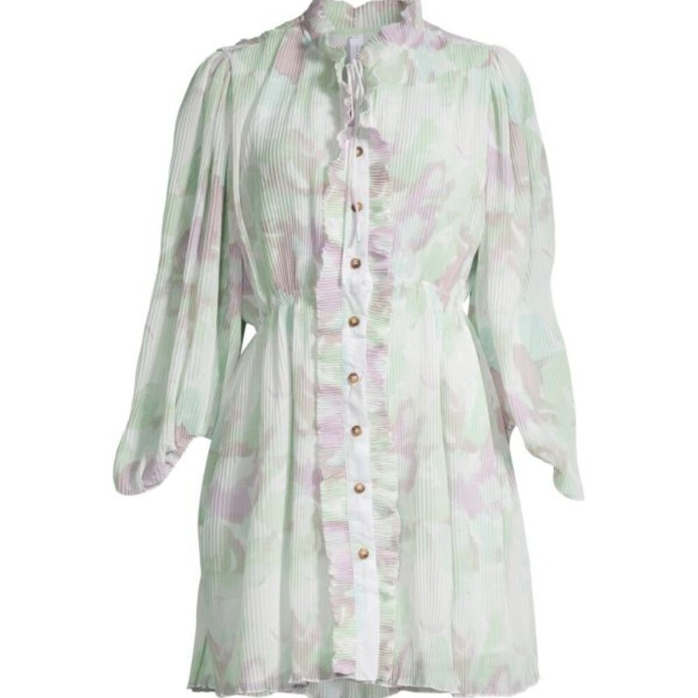 Avantlook Abstract Pleated Mini Dress *MINT CONDITION WORN ONCE*